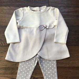 Max Studio Neutral tone matching top/pant set